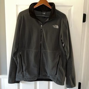 The North Face grey fleece zip up
